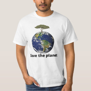 save the planet t-shirt