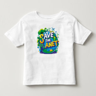 save the planet toddler T-Shirt
