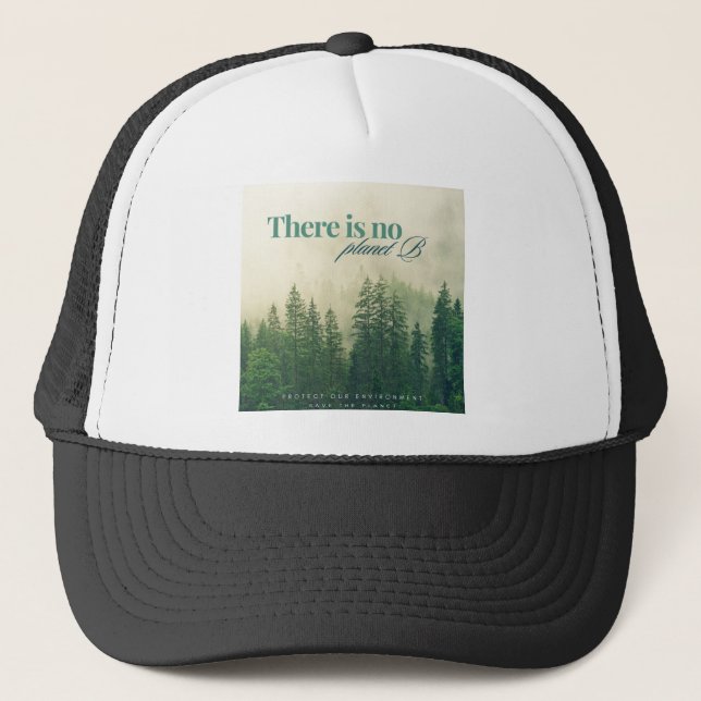 Save the Planet Trucker Hat (Front)