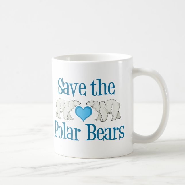 Save the Polar Bears Coffee Mug (Right)