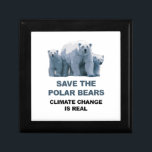 Save the Polar Bears Gift Box<br><div class="desc">Save the Polar Bears! Climate change is real.</div>