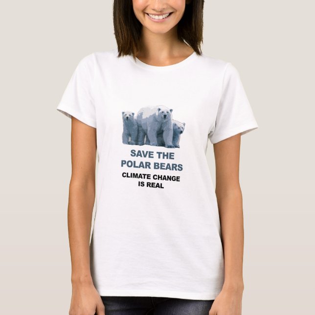 Save the Polar Bears T-Shirt (Front)