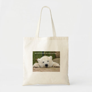Save the Polar Bears Tote Bag