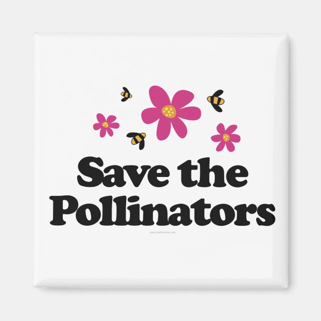 Save the Pollinators Magnet (Front)