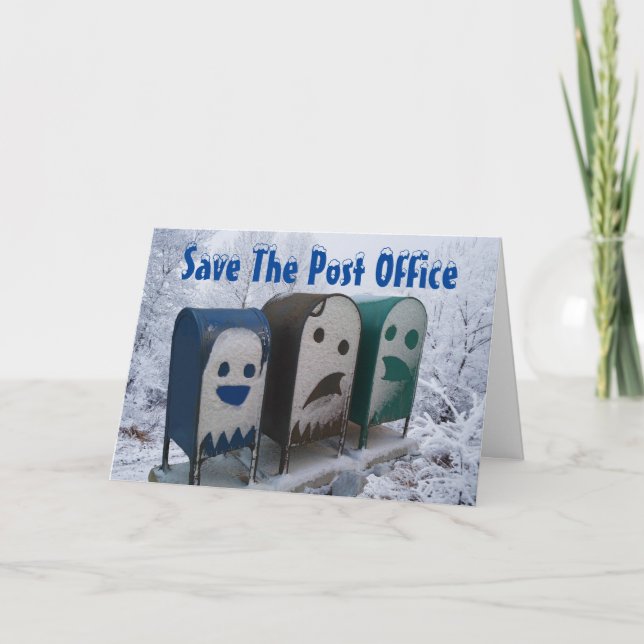 Save The Post Office Card (Front)