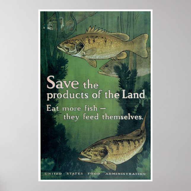 Save the products of the Land Poster (Front)