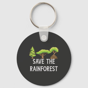 Save The Rainforest Key Ring