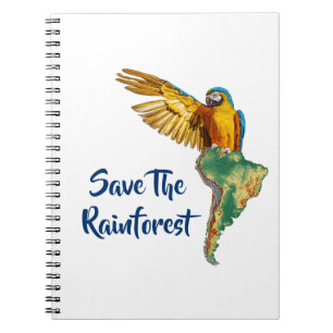 Save The Rainforest Notebook