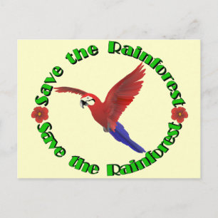 Save the Rainforest Postcard