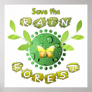 Save the Rainforest Poster