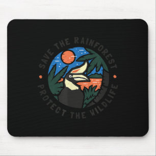 Save The Rainforest Protect The Wildlife Mouse Pad