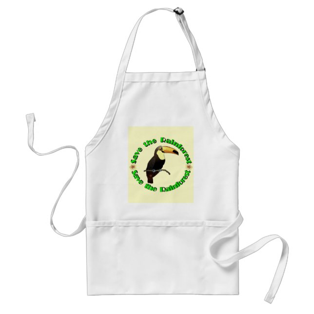Save the Rainforest Standard Apron (Front)
