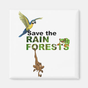 Save the Rainforests Magnet