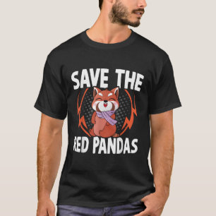 Save The Red Panda Red Panda Zoologist T-Shirt