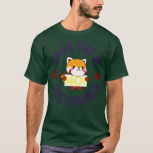 Save The Red Panda Red Pandas Lover (2) T-Shirt