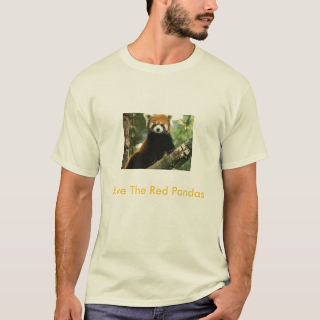 Save The Red Pandas T-Shirt (Front)