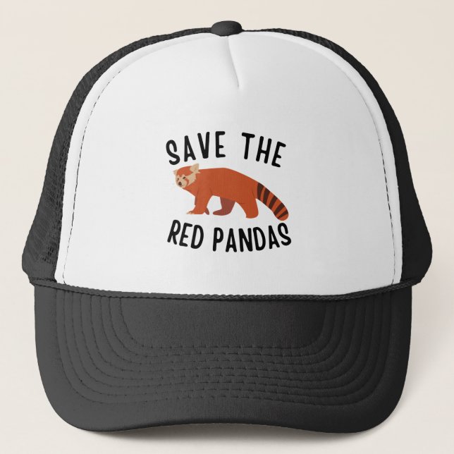 Save The Red Pandas Trucker Hat (Front)