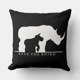 Save The Rhino Cushion