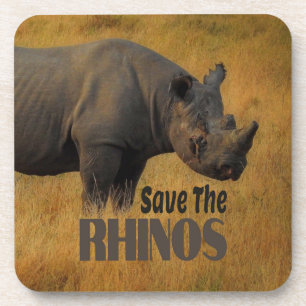 Save The Rhinos Coaster