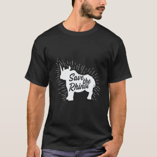 Save The Rhinos Vegan T-Shirt