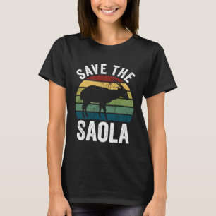Save The Saola Wildlife Preservation Conservation T-Shirt
