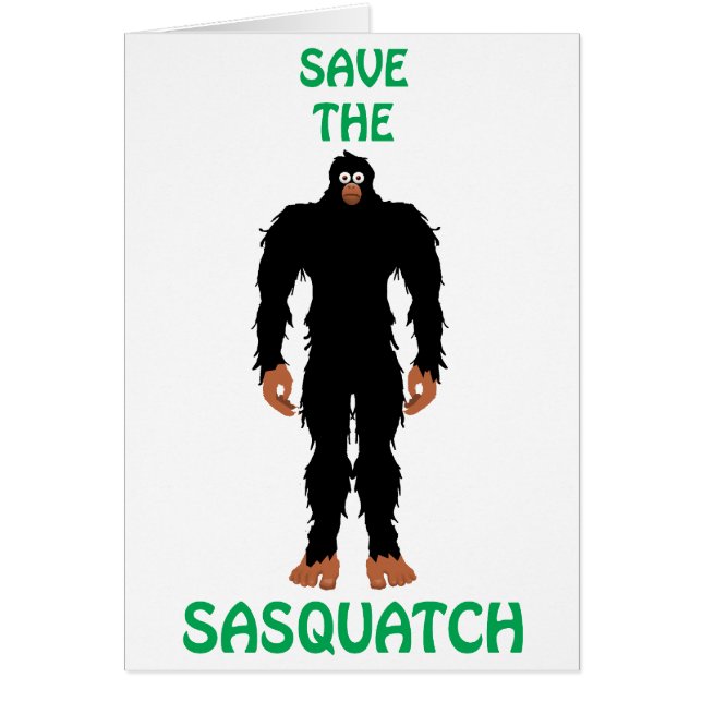 SAVE THE SASQUATCH (Front)