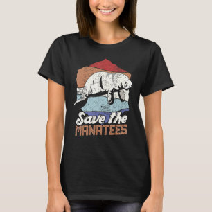 Save the Sea Cow Manatee Sea Potatoes Gift Design  T-Shirt