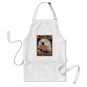 Save the Sea Otters Standard Apron