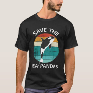 Save The Sea Pandas Orcas T-Shirt