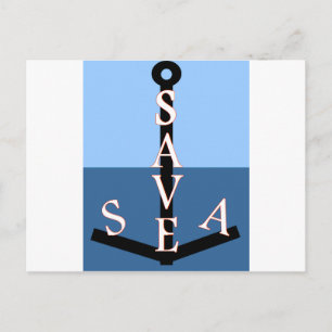 save the sea postcard