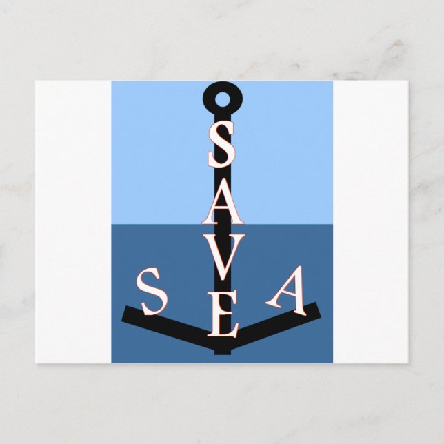 save the sea postcard (Front)