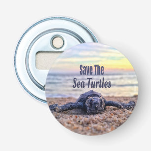 Save The Sea Turtles Bottle Opener