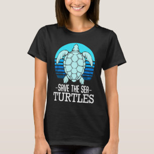 Save The Sea Turtles Skip A Straw Save Plastic Fre T-Shirt