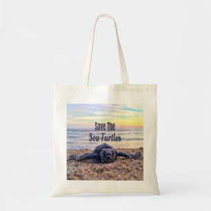 Save The Sea Turtles Tote Bag
