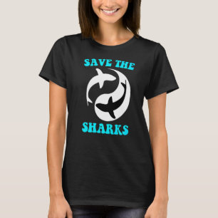 Save The Sharks Species Protection Shark Diver 2 T-Shirt