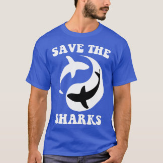 Save the Sharks Species Protection Shark diver  T-Shirt