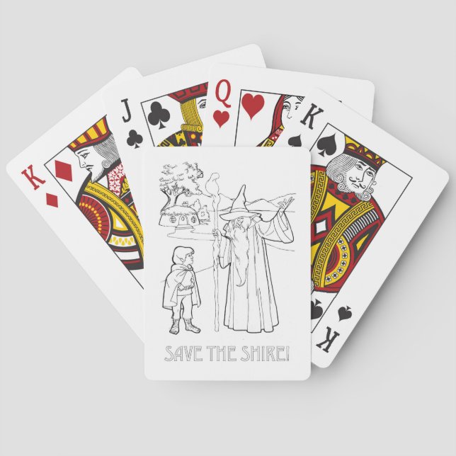Save the Shire(TM) Playing Cards (Back)