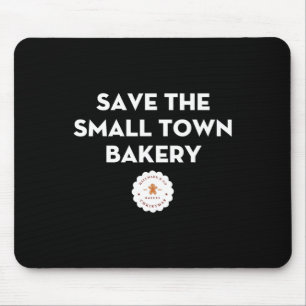 Save The Small Town Kery Gingerbread Christmas Coo Mouse Pad