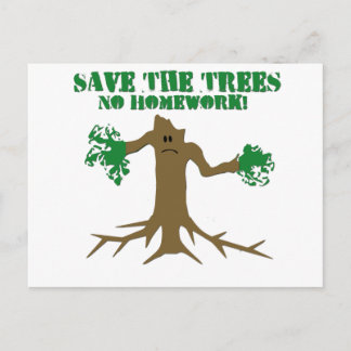 Save The Trees Postcard