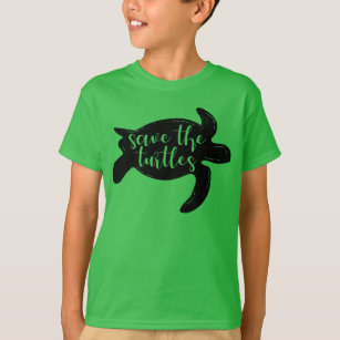 Save the Turtles Animal Activist Marine Life Kids T-Shirt