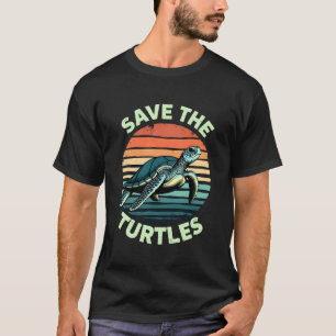 Save The Turtles Animal Turtle Pet Lover (2) T-Shirt