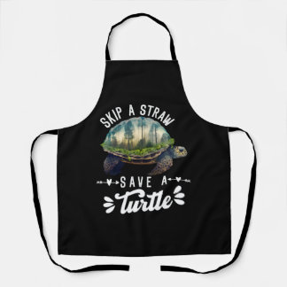 Save the Turtles Environmental Protection Ocean Apron