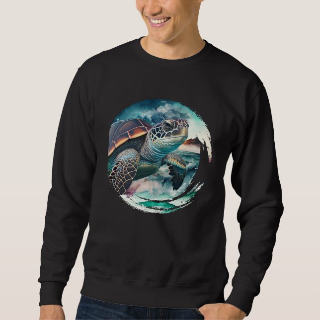 Save the Turtles Environmental protection Ocean sp Sweatshirt (Front)