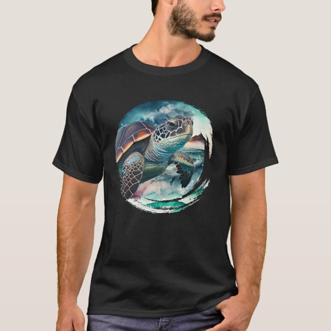 Save the Turtles Environmental protection Ocean sp T-Shirt (Front)