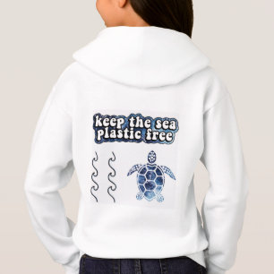 SAVE THE TURTLES, Keep the sea plastic free Hoodie