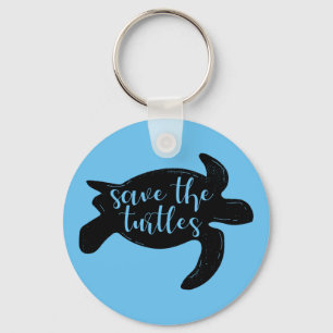 Save the Turtles Key Ring