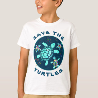 Save the Turtles Kid's T-Shirt