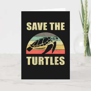 Save The Turtles Pollution Card