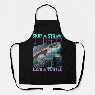 Save the Turtles Save the Ocean Environmental Care Apron