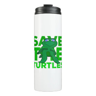 Save The Turtles Thermal Tumbler